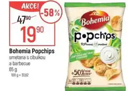 Globus Bohemia Popchips smetana s cibulkou a barbecue nabídka
