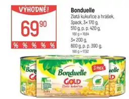 Globus Bonduelle Zlatá kukuřice a hrášek nabídka