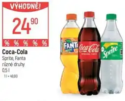 Globus Coca-Cola Sprite, Fanta nabídka