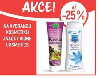 Globus Na vybranou kosmetiku značky bione cosmetics nabídka