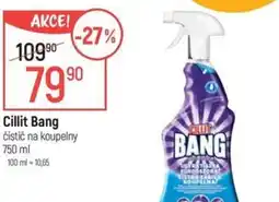 Globus Cillit Bang čistič na koupelny nabídka