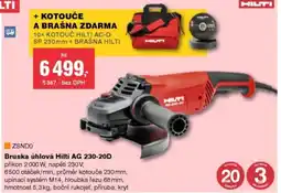 DEK Bruska úhlová Hilti AG 230-20D nabídka
