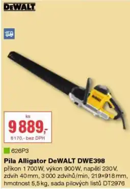DEK Pila Alligator DeWALT DWE398 nabídka