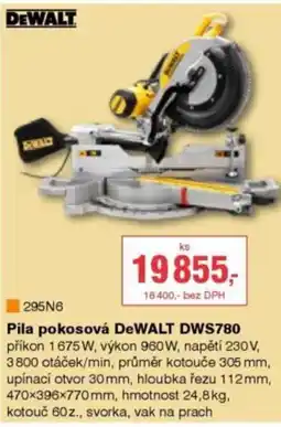 DEK Pila pokosová DeWALT DWS780 nabídka