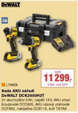 DEK Sada AKU nářadí DeWALT DCK2050H2T nabídka