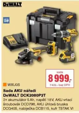 DEK Sada AKU nářadí DeWALT DCK2080P2T nabídka