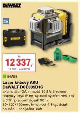 DEK Laser křížový AKU DeWALT DCE089D1G nabídka