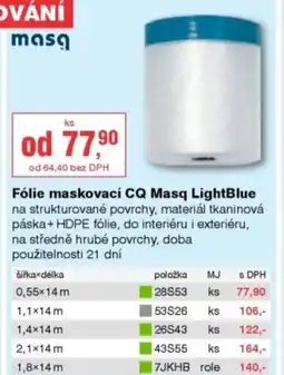 DEK Fólie maskovací CQ Masq LightBlue nabídka