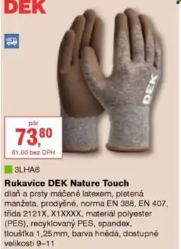 DEK Rukavice DEK Nature Touch nabídka