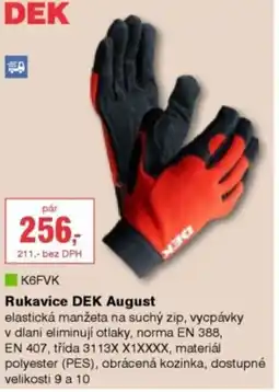 DEK Rukavice DEK August nabídka