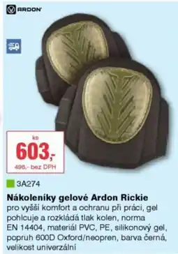 DEK Nákoleníky gelové Ardon Rickie nabídka