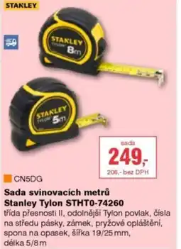 DEK Sada svinovacích metrů Stanley Tylon STHTO-74260 nabídka
