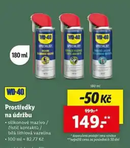 Lidl WD-40 Prostředky na údržbu nabídka