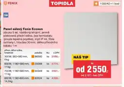 DEK Panel sálavý Fenix Ecosun nabídka