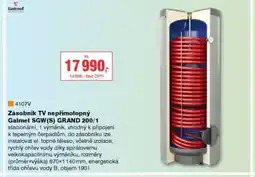 DEK Zásobník TV nepřímotopný Galmet SGW(S) GRAND 200/1 nabídka