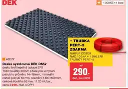 DEK Deska systémová DEK DS52 nabídka