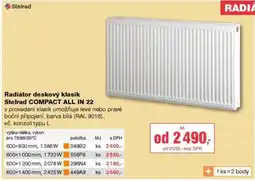 DEK Radiátor deskový klasik Stelrad COMPACT ALL IN 22 nabídka