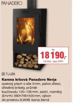 DEK Kamna krbová Panadero Nerja nabídka