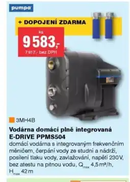 DEK Vodárna domácí plně integrovaná E-DRIVE PPMS504 nabídka