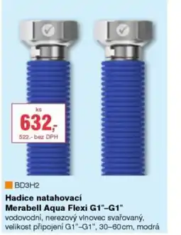 DEK Hadice natahovací Merabell Aqua Flexi G1"-G1" nabídka