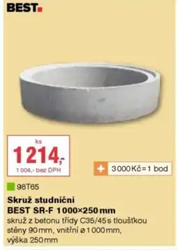 DEK Skruž studniční BEST SR-F nabídka