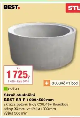 DEK Skruž studniční BEST SR-F nabídka