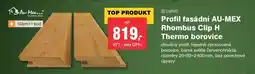 DEK Profil fasádní AU-MEX Rhombus Clip H Thermo borovice nabídka