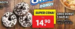 Lidl OREO DONUT S NÁPLNÍ, 73 g nabídka