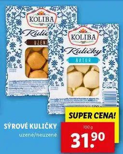 Lidl SÝROVÉ KULIČKY, 100 g nabídka