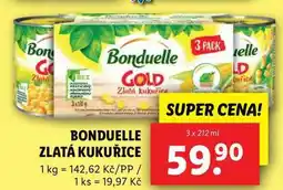 Lidl BONDUELLE ZLATÁ KUKUŘICE, 3x 212 ml nabídka