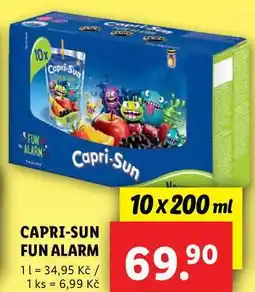 Lidl CAPRI-SUN FUN ALARM, 10x 200 ml nabídka