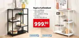 Lidl Regál se 4 přihrádkami nabídka