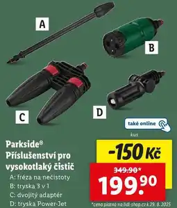 Lidl ParksideⓇ Příslušenství pro vysokotlaký čistič nabídka