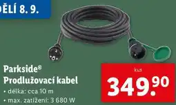 Lidl ParksideⓇ Prodlužovací kabel nabídka