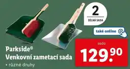 Lidl ParksideⓇ Venkovní zametací sada nabídka