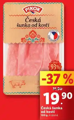 Lidl Česká šunka od kosti, 100 g nabídka