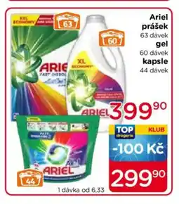 TOP drogerie ARIEL Prášek nabídka