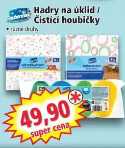 Norma Hadry na úklid / Čistící houbičky nabídka