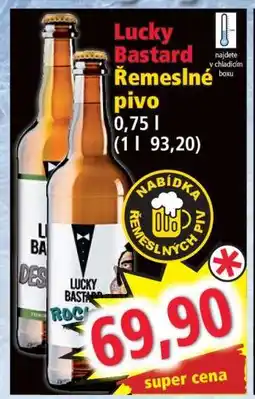 Norma Lucky Bastard Řemeslné pivo nabídka