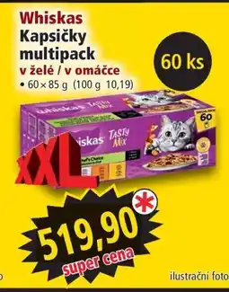Norma Whiskas Kapsičky multipack nabídka