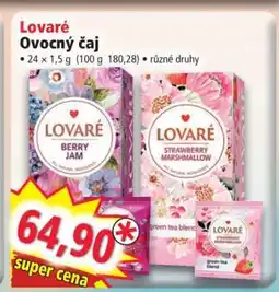 Norma Lovaré Ovocný čaj nabídka