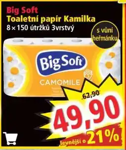 Norma BIG SOFT TOALETNÍ PAPÍR KAMILKA nabídka
