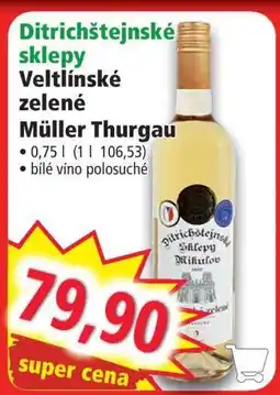 Norma VELTLÍNSKÉ ZELENÉ MÜLLER THURGAU nabídka