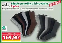 Norma Pánské ponožky s žebrováním, 7 párů nabídka