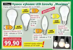 Norma Klasická A žárovka (E27) nabídka