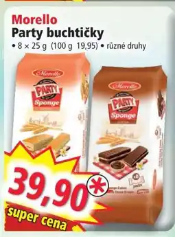 Norma Morello Party buchtičky nabídka