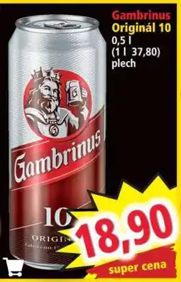 Norma Gambrinus Originál 10 nabídka