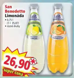 Norma San Benedetto Limonáda nabídka