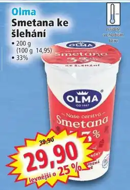 Norma Olma Smetana ke šlehání nabídka