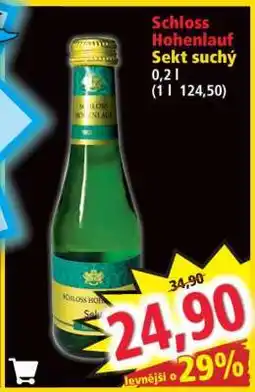 Norma Schloss Hohenlauf Sekt suchý nabídka